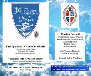 This week's church bulletin